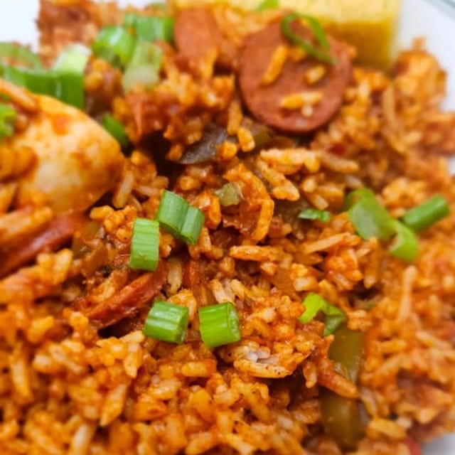 Chicken & Sausage Jambalaya.
