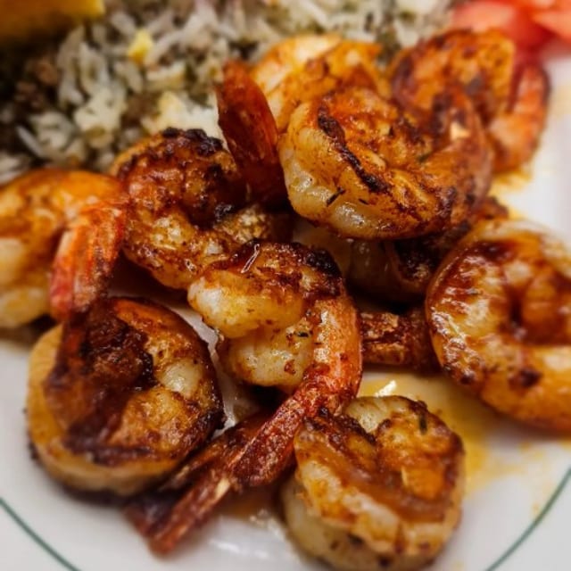 Blackened Shrimp.