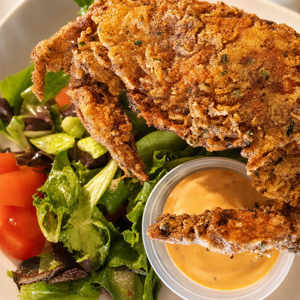 Fried Soft Shell Crab.