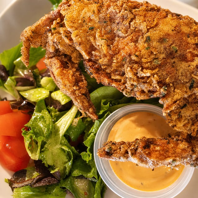 Fried Soft Shell Crab.