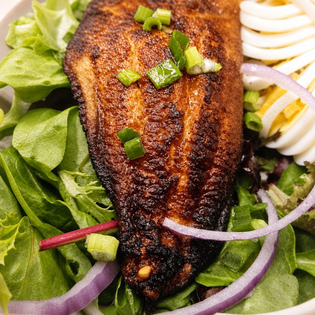 Blackened Catfish Salad.