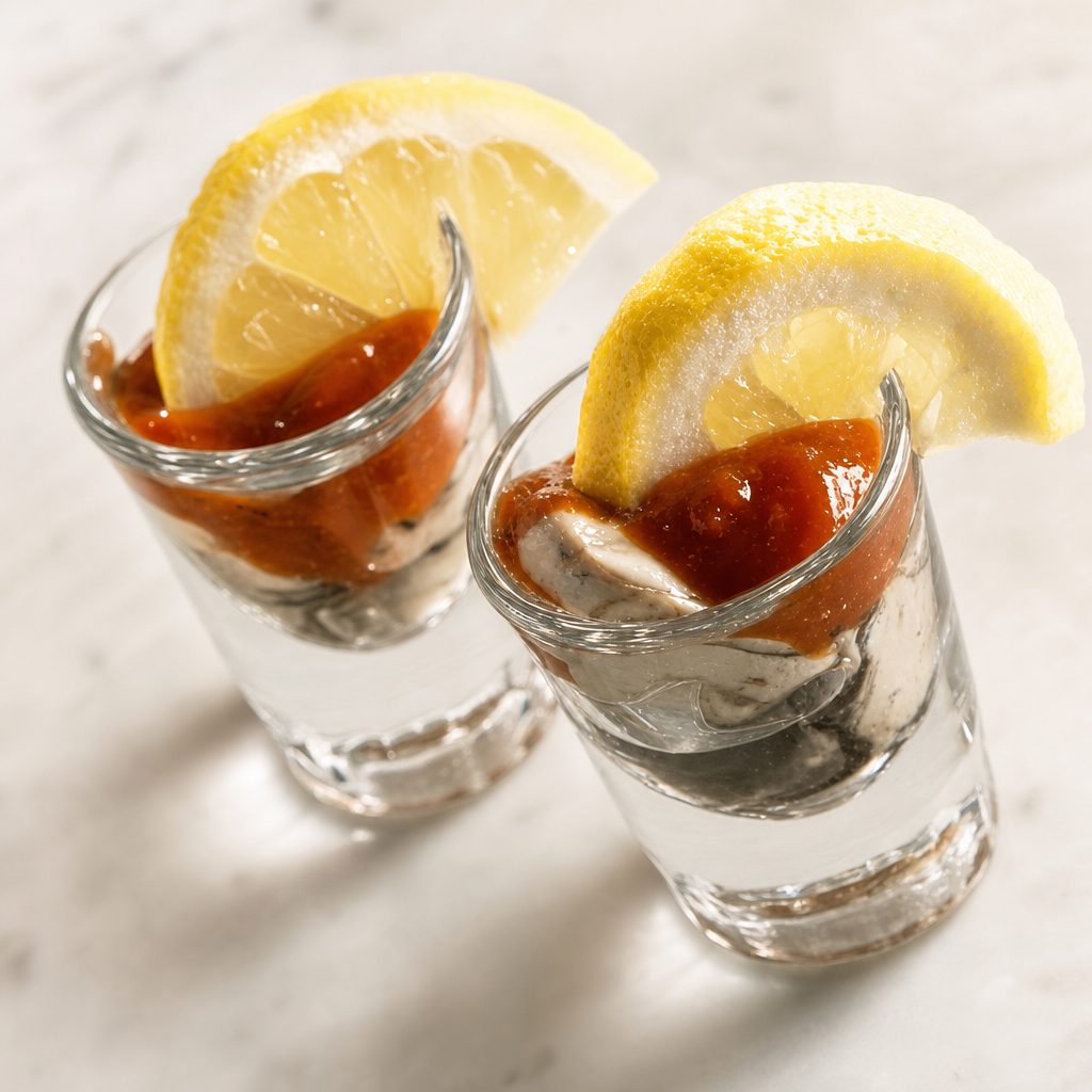 Northwest Oyster Shooters.