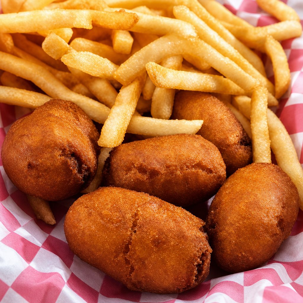 5 Piece Mini Corn Dogs.