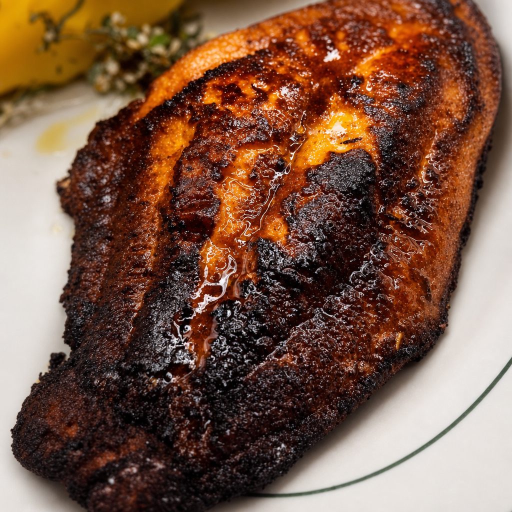 Blackened Catfish Filet.