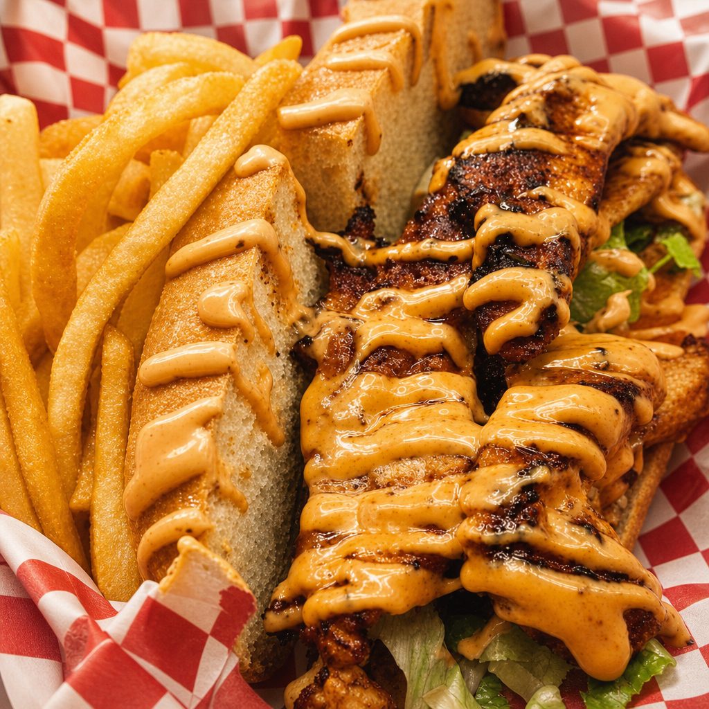 Fried or Blackened Chicken Po'boy.