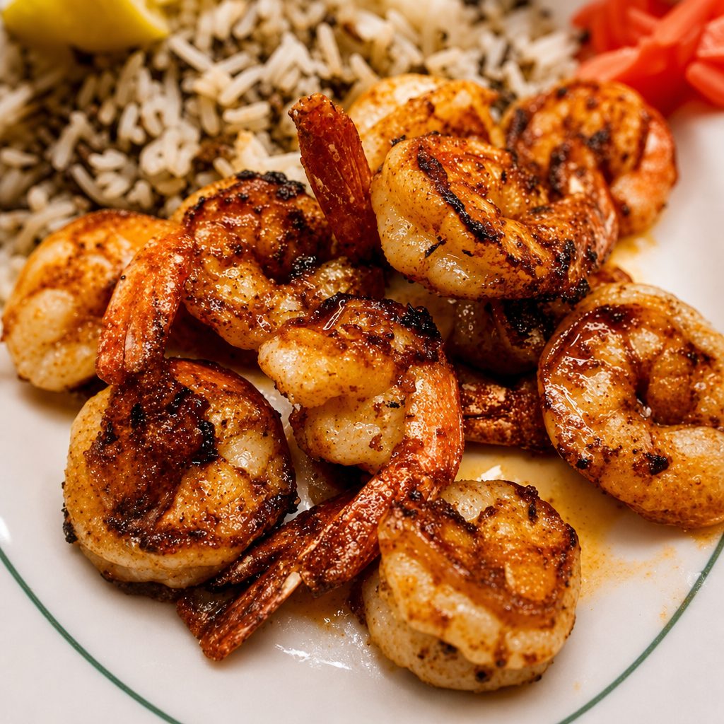 Blackened Shrimp.